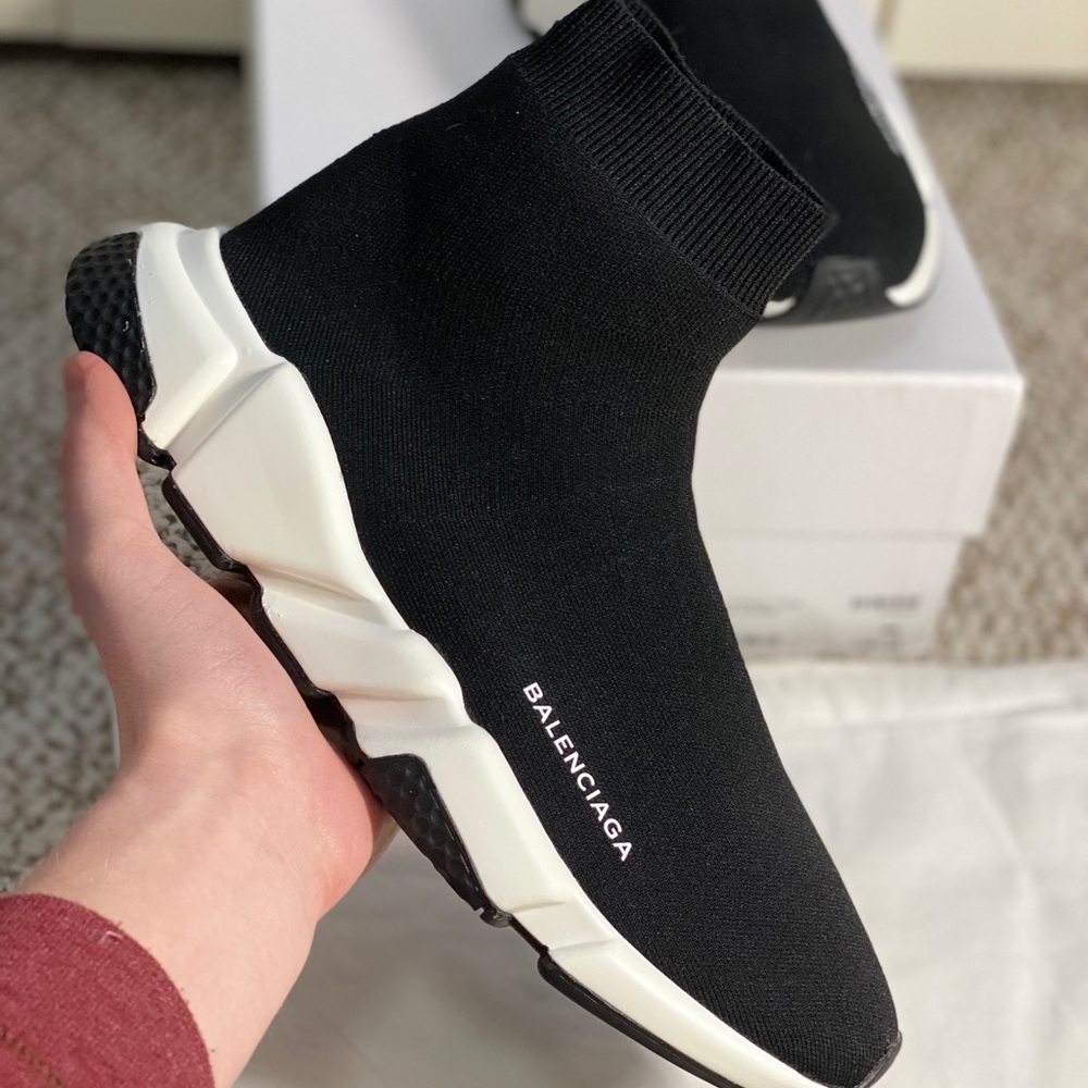 Balenciaga Speed Trainers Black/White